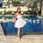 Krissann Barretto Instagram - Dubai you beauty 😍 @manzil.life What a perfect location 😍 Outfit @nidhiandmahak ♥️ #kb #travel #travelphotography #instagood #instagram #dubai #dxb #downtown #burjkhalifa #beautiful #white #picoftheday #happy #girl #thankyou #grateful #blessed #starchild Al Manzil District