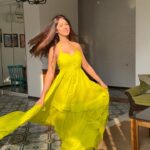 Krissann Barretto Instagram - So so happy 💃🏻💃🏻💃🏻 Location @hireavilla Outfit @bunaai #reels #reelsinstagram #reelsvideo #reelsindia #reelsinsta #travel #travelphotography #green #outfit #ootd #excited #happy #girl #grateful #blessed #thankyou