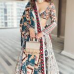 Krystle D'Souza Instagram - Literally got ready with this song on loop ! . . Lehenga by :- @theroyaleum Jewellery by :- @shopravyaa Bag by :- @sabrabymegha Pr:- @vblitzcommunications