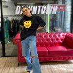 Krystle D'Souza Instagram - Here’s what I picked from the @dawntown.in store 😍 . . #dawntown #DT #FLEXWITHDT #sneakers #sneakerhead #streetwear