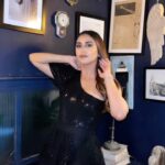 Krystle D'Souza Instagram - Back to black 🖤 Wearing - @deepikaaroralabel 🖤