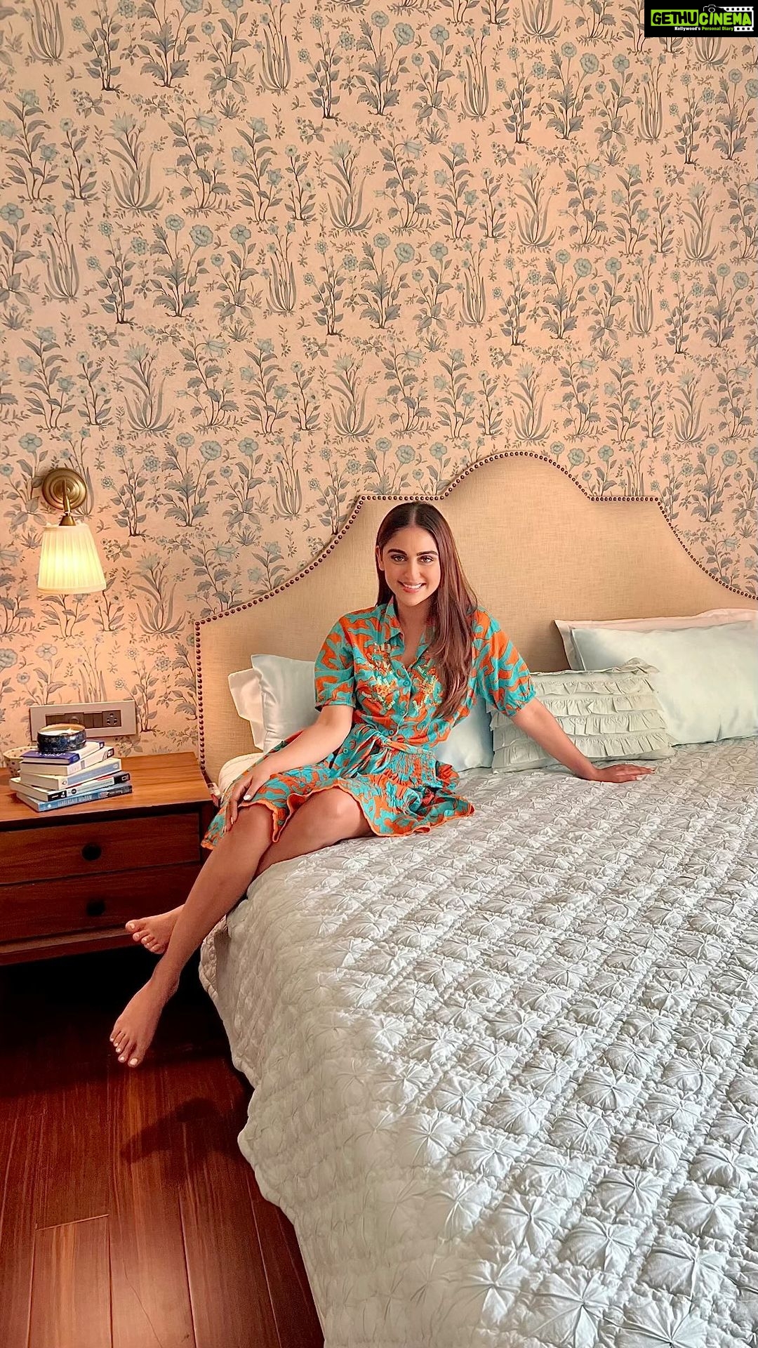 Krystle D'Souza Instagram - Making My ‘Me Time’ Super Comfortable With This God Feather Quilt Set By @orsa_finehomedecor 🤍