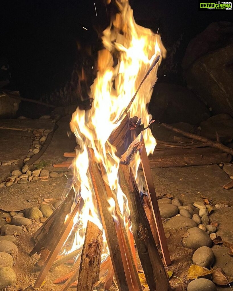 Krystle D'Souza Instagram - You light the spark in my bonfire heart ✨ Tirthan Valley