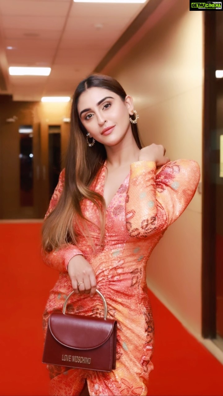 Krystle D'Souza Instagram - Orange is really the new black 🧡 . . . Outfit - @payal_zinal Styled by - @dinky_nirh