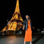 Krystle D’Souza Instagram – Eiffel In love with Paris all over again 🧡🗼 Eiffel Tower – Paris, France