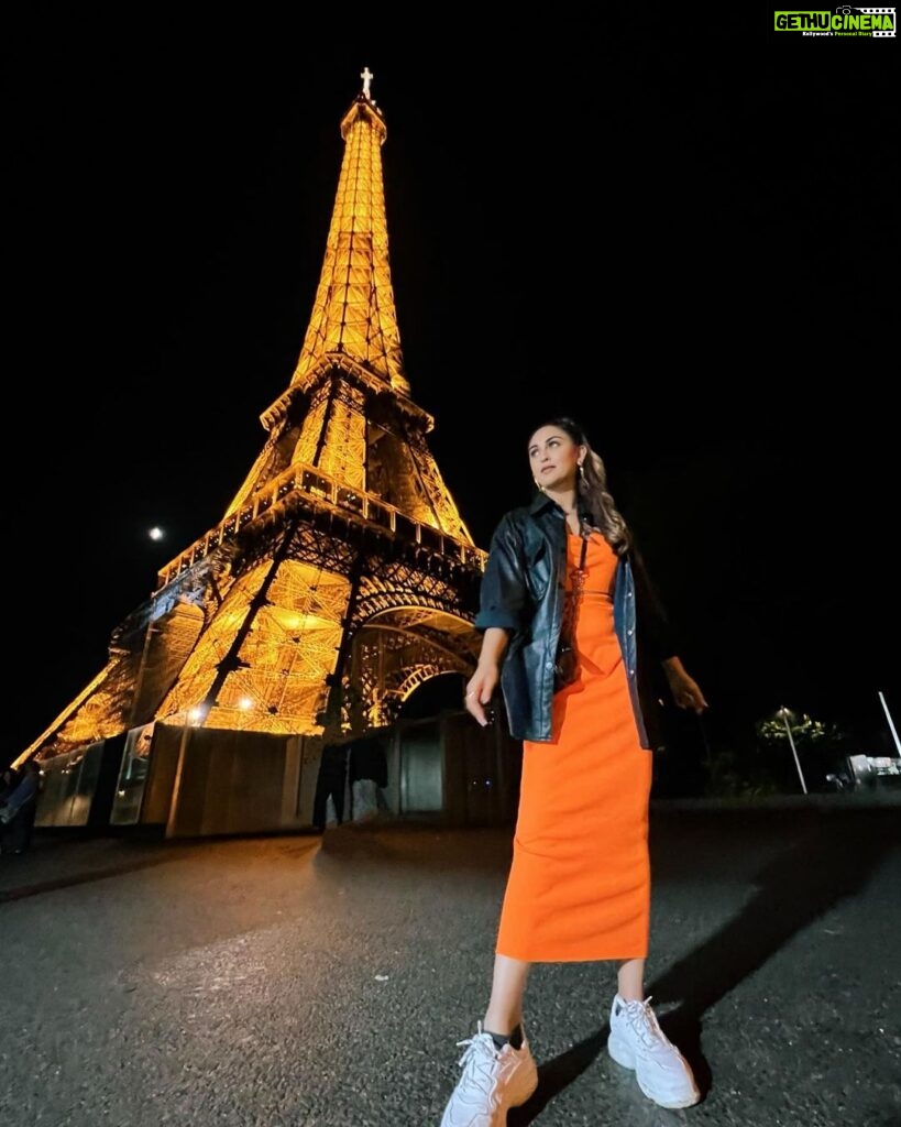 Krystle D'Souza Instagram - Eiffel In love with Paris all over again 🧡🗼 Eiffel Tower - Paris, France