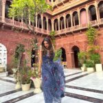 Krystle D'Souza Instagram - Life itself is a fairytale ✨ . . . 📍 @narendra.bhawan.bikaner 👗 @threadnbutton Narender Bhavan, Bikaner