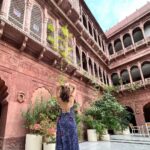 Krystle D'Souza Instagram - Life itself is a fairytale ✨ . . . 📍 @narendra.bhawan.bikaner 👗 @threadnbutton Narender Bhavan, Bikaner