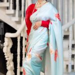 Lakshmi Manchu Instagram - Just acing the summer saree game! Comment below your go-to summer fashion essentials.
