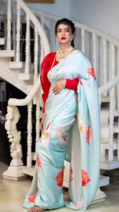 Lakshmi Manchu Instagram - Just acing the summer saree game! Comment below your go-to summer fashion essentials.