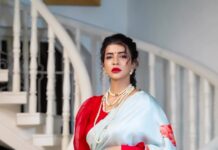 Lakshmi Manchu Instagram - Just acing the summer saree game! Comment below your go-to summer fashion essentials.