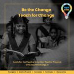 Lakshmi Manchu Instagram – “Teach for change – because every voice deserves to be heard! Join us as we empower our community through education and inspire a brighter future. Come volunteer and share your passion for teaching any subject close to your heart. Together, let’s make a difference and ignite the love of learning!” 
People from Andhra Pradesh, Telangana, Karnataka, Tamil Nadu and Maharashtra can volunteer #VolunteerForACause #EducationForAll

#teachforchange #volunteer #volunteers #teacher #teachforindia #volunteering #teaching #teacherlife #ngo #foracause #teachforall