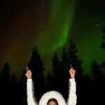 Lakshmi Manchu Instagram - Memories for a lifetime✨ #FinlandDiaries #NorthernLight Finland Northern Lights