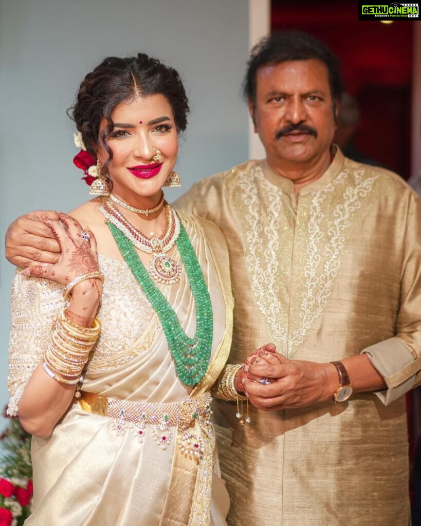 Lakshmi Manchu Instagram - Sending the warmest birthday wishes to the man who has taught me everything I know. Thank you for being my hero, my inspiration, and my guiding light. May your day be filled with love, laughter, and happiness! #HappyBirthdayNana