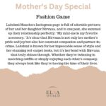 Lakshmi Manchu Instagram - Mother's Day is a time to celebrate and honor the women who have raised and nurtured us throughout our lives. For @lakshmimanchu , this special day is a time to reflect on the joy and love that being a mother has brought into her life.Lakshmi Manchu is not just a doting mother but a fun one too. The actor has shared many fun moments with her daughter, Apple (Nirvana), on her Instagram page. From walking the ramp to enjoying an IPL match, Lakshmi has shown us that she is not just a great mom but also a cool one. She has also shown us that it's important to take time out for yourself as a mom, whether it's hitting the gym or enjoying a swim. Lakshmi's commitment to her daughter's happiness is apparent in all their interactions. She not only supports Nirvana's interests but also actively participates in them. Happy Mother's Day to all the amazing moms out there, and may your journey of motherhood be filled with love and joy. Follow : @elfaworld @fashionelfaworld @artelfaworld @lifestyleelfaworld @fitnesselfaworld #lakshmimanchu #mothersday #love #motherhood #motherdaughter #mom #mothersdayspecial #nirvana #daughter #happymothersday #parenting #mother #momsofinstagram #momlove #momlife #elfaworld