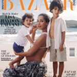 Lisa Haydon Instagram - So proud of this little moment with allll my babies 🥰. We shot this photo first and this was the only five mins they both kept still and looked at the camera. Thank God for small mercies 😅Thank you team @bazaarindia for your friendship and support through EVERY phase of life. And to the amazing team that pulled this off here in HK! Tap for tags 🏷 Digital editor: @nandinibhalla Photographer: @rubylaw Make up : @omix Hair : @peter_cheng_hair Styling : @justinelee425 Production : @marinafairfax Photographer assist : @kehocheung Swipe 👉 for the shot that didn’t make the cover but I also love. What do you think?