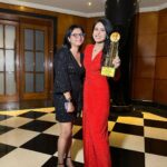 Madhurima Tuli Instagram - Grateful.. Thank you for the love Dubai ❤️🙏🏼 Fashion Trendsetter of the year 2023 ❤️