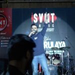 Madhurima Tuli Instagram - All@about last night. @svmtmusic 3rd live concert was also a huge success. Thank you #bhartiyavidyapeeth for showering so much love. Until next time 💖💖 New song alert #dilkorulaya out on @svmtmusic Go check it out 🤩❤️