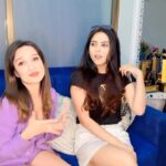Madhurima Tuli Instagram - POPAT 🐣 #funbanter with @shefalibaggaofficial ❤️ #reelitfeelit #fun #friends #madhurimatuli #shefalibagga