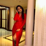 Madhurima Tuli Instagram - Shine bright ✨❤️ styled by @shailjaanand Outfit by @nimbumirchi.in Jewellery by @the_jewel_gallery HMU @glamifyindore #dubai #red #love