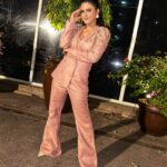 Madhurima Tuli Instagram - Shining through the city ✨💖 Styled by @shailjaanand Outfit by @orupret @orubyapoorva Jewellery by @the_jewel_gallery HMU @raj_mukadam