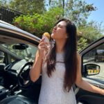 Madhurima Tuli Instagram – A Sunny day deserves an ice cream 🍦❤️