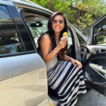 Madhurima Tuli Instagram – A Sunny day deserves an ice cream 🍦❤️