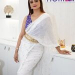 Madirakshi Mundle Instagram - From draping mom's dupatta to Wearing her saree.. Somewhere I grew up ❣️ #Mother #saree #motherlove #maa #Love # #white #peace #motherdaughter #traditionalwear #trending #trend #momsaree #gratitude