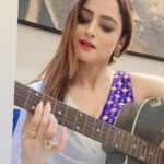 Madirakshi Mundle Instagram – Guitar playing isn’t really for everybody ☺️