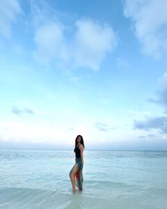 Mahima Makwana Instagram - 🌊 

@cocoonmaldives 
@thecocooncollection 
@goldcoastfilmsofficial 

.
.
.
Styled by - @krishi1606 
Wearing - @angelcroshet_swimwear