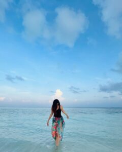 Mahima Makwana Instagram - 🌊 

@cocoonmaldives 
@thecocooncollection 
@goldcoastfilmsofficial 

.
.
.
Styled by - @krishi1606 
Wearing - @angelcroshet_swimwear