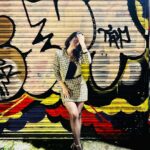 Mahima Makwana Instagram - Graffiti. ✨ Styled by - @suveera.swetesh.stylist Shoreditch East London