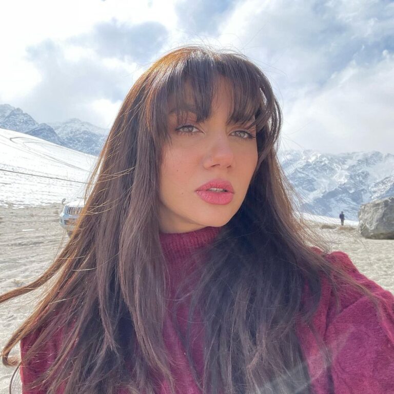 Mahira Khan Instagram - Man. The mountains. X Somewhere In The Mountains