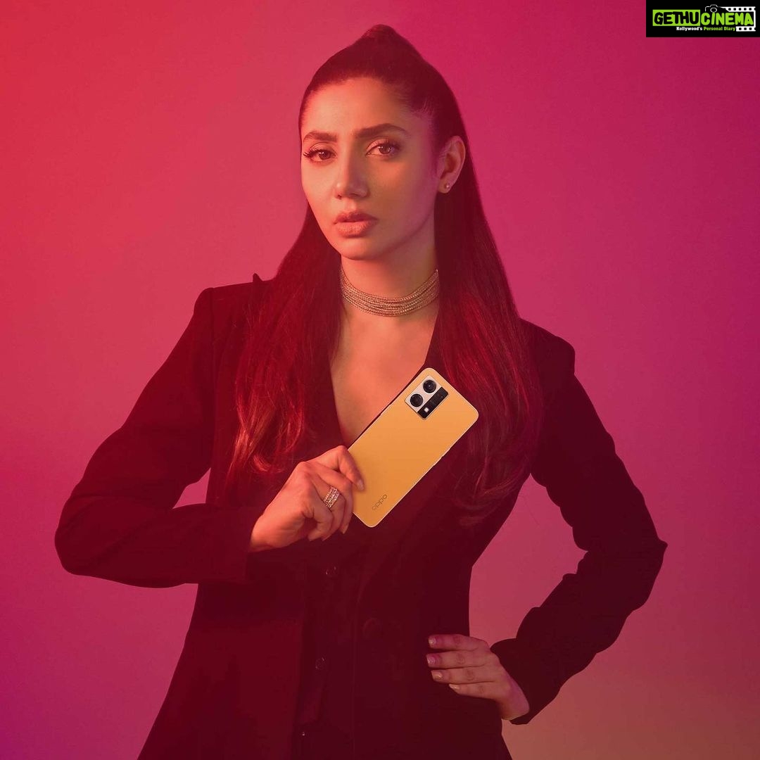 Mahira Khan Instagram - Glad to join @OPPOPakistan Family together with you. We are both in love with the new #OPPOF21Pro. The #FantasticSelfie master will hit the town on April 11th. Stay tuned with us & explore #FantasticStyle! P.S this ain’t an April fools joke.. we be comin’ ♥️🤍