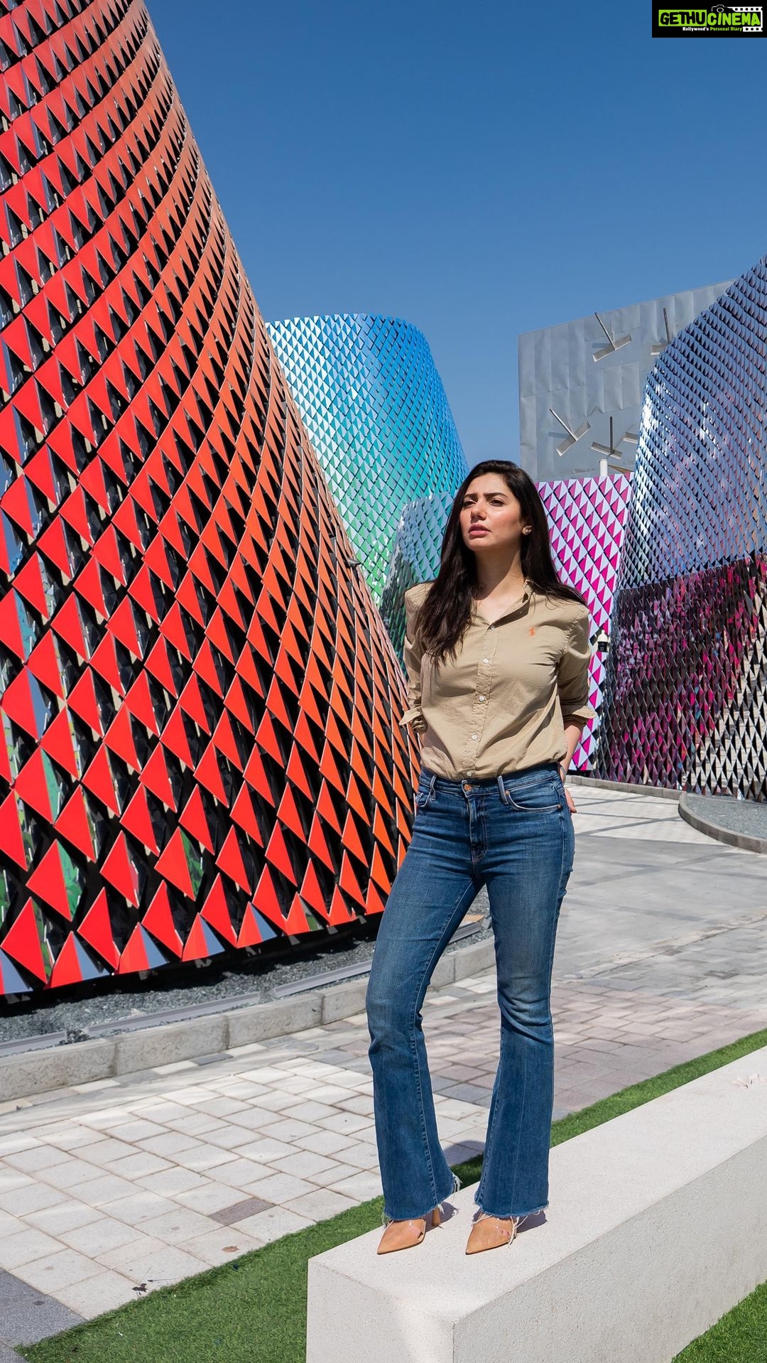 Mahira Khan Instagram - Pakistan Pavilion, a manifest of the country's best talent! Thank you for choosing me and Ahad as the Official Pavilion Ambassadors to join the team in unraveling the Hidden Treasures of Pakistan at Expo2020. @ahadrazamir Here's a teaser of my journey with them. Truly a magical experience. So proud of the Pakistan pavilion and all the artists, organizers, curators, musicians and filmmakers.. that have come together to make it one of the best pavilions at Dubai expo 2020! ✨🇵🇰 #PakistanExpo2020 #PakistanTheHiddenTreasure #OpportunityDistrict #PakistanPavilion #Expo2020 #Dubai