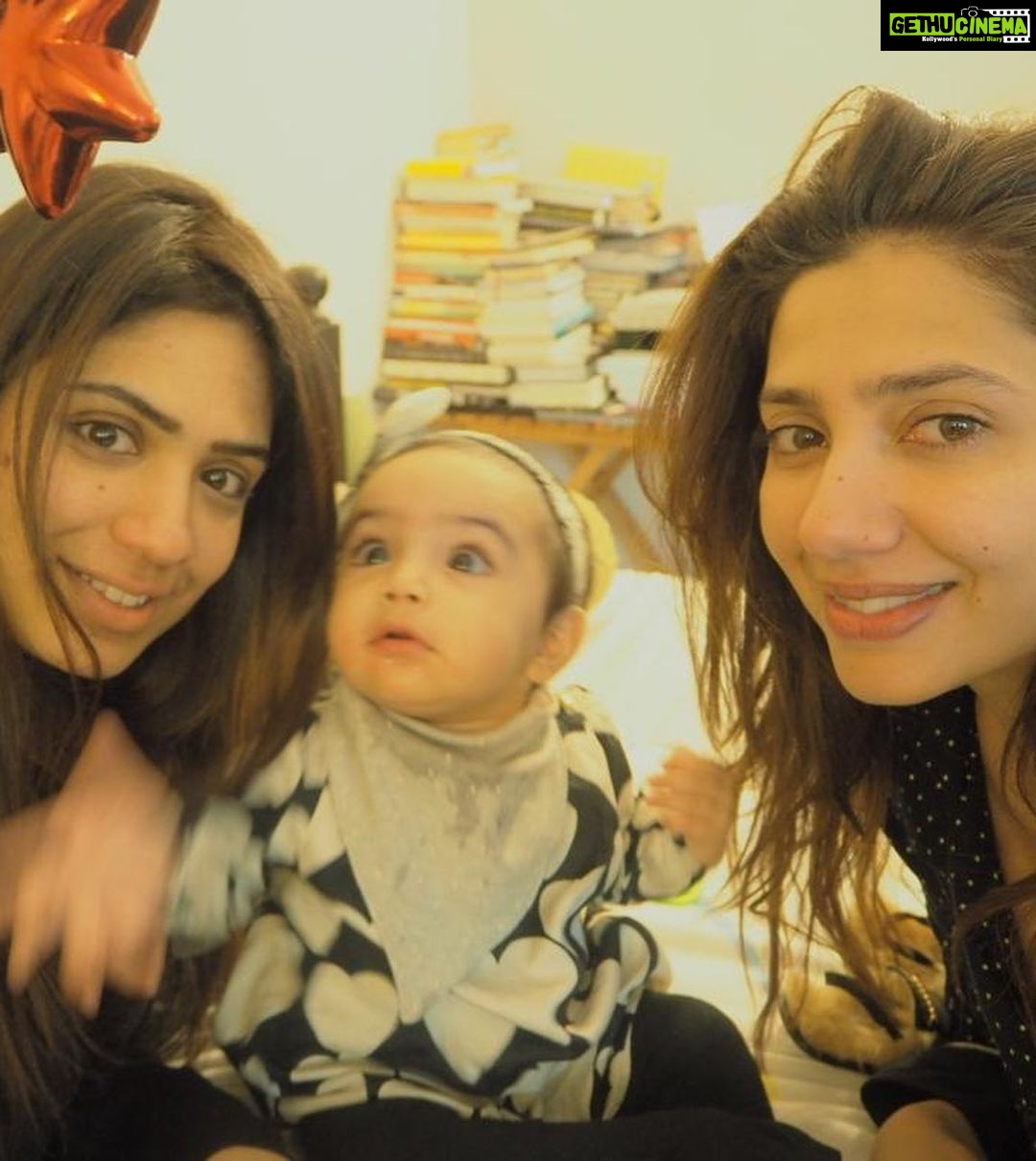 Mahira Khan Instagram - My gurryaaa, You are my shining star, my beautiful baby, my artist, my dreamer, my ballerina... a piece of my heart is reserved for you, only you. May you be healthy and happy always. InshAllah. I love you till the end of time and beyond... π»ππππ¦ ππππ‘βπππ¦ ππ¦ πππβππ! Only your, Big Gurryaa X P.S if youβre reading this.. read my letters instead ππ»ββοΈ Goodgirl! @sanahafeezsheikh thank you for my baby girl! β₯οΈ
