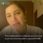 Mahira Khan Instagram - We must act now. The problem is deep rooted. It’s the mindset that needs to be tackled. Shame on those who commit the crime. Shame on us, who remain silent. Our curriculums need to be changed. Our narratives in our dramas/films need to revisited. We need to be mindful of what we teach our children and what we put out. Join the conversation. Violence against women and girls ( in a lot of cases men and boys) is a hidden pandemic which destroys lives, communities and economies around the world. The heinous rape that happened on the motorway is a clear indication of this. As a response to this global crisis, @commonwealth_sec and @nomoreorg  have launched the #CommonwealthSaysNOMORE digital portal on 9 September, which will provide the 54 Commonwealth member countries with tools and resources to help end domestic and sexual violence against women and girls. My name is Mahira Khan and today I say NO MORE. No more Shame, no more Excuses and no more Blame. 🙏🏼 🇵🇰 @commonwealth_sec and @nomoreorg #Nomore #Nomoreshame #nomoreexcuses #nomoreblame