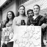 Mahira Khan Instagram - We demand a secure nation for all women!! At home, on the streets, at work, alone, not alone, with kids, without kids, in a skirt or in a burkha. Where ever she may be, whoever she may be - we demand basic rights of safety🙏🏼 Proud of my industry for coming together for this cause - United we are stronger, our voices are more powerful and impactful🇵🇰🤍♥️ 📸 @mystapaki Karachi Press Club