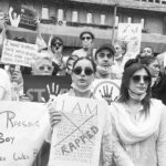 Mahira Khan Instagram - We demand a secure nation for all women!! At home, on the streets, at work, alone, not alone, with kids, without kids, in a skirt or in a burkha. Where ever she may be, whoever she may be - we demand basic rights of safety🙏🏼 Proud of my industry for coming together for this cause - United we are stronger, our voices are more powerful and impactful🇵🇰🤍♥️ 📸 @mystapaki Karachi Press Club