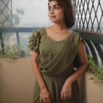 Manasa Radhakrishnan Instagram - Snapped by @yadu_krishnna Wearing the lovely dress by @wamikaattirelabel
