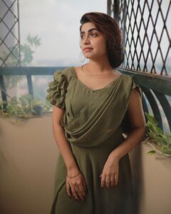 Manasa Radhakrishnan Instagram - Snapped by @yadu_krishnna 
Wearing the lovely dress by @wamikaattirelabel