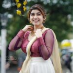 Manasa Radhakrishnan Instagram - Onam vanneeee😍 And Happy Ganesh Chathurthi ☺️♥️ 👗 @chakitha_designs 📸 @pkp_photography___ 💄 @meeramax_makeupartist_