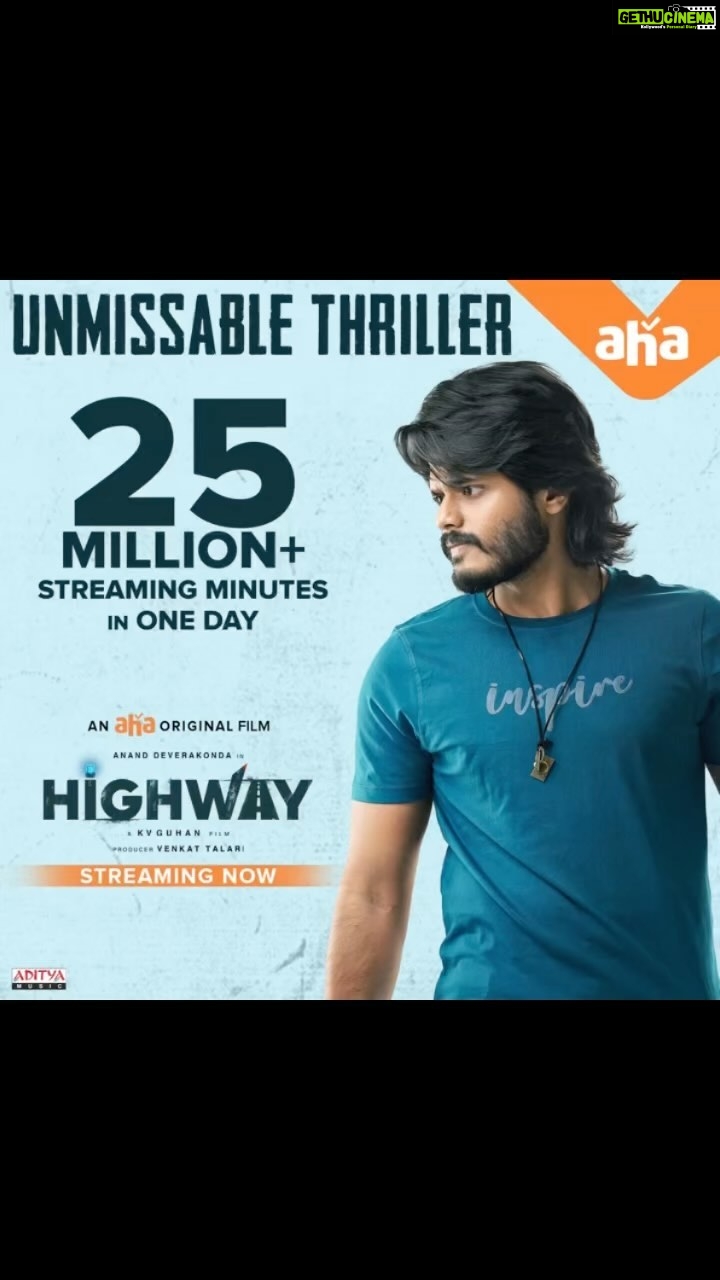 Manasa Radhakrishnan Instagram - Highway going higher and higherš„³. #HighwayOnAHA Streaming now. @ahavideoin @ananddeverakonda @me.radhakrishnan @saiyami @nowitsabhi @kvguhan #VenkatTalari @simonkking #KVGuhan @adityamusicindia