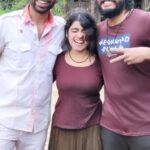 Manasa Radhakrishnan Instagram - Wrapped up my shoot for #highway and what an amazing journey it has been!!!!😍♥️ We’ve dealt with everything from lovely waterfalls to unlovely leeches😝 sending tons of love and gratitude to @kvguhan #venkattalari @ananddeverakonda @nowitsabhi @saiyami @johnvijayofficial #sathya @vishwa_raghu_choreographer @ponmanimegalai