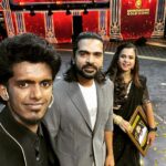 Manimegalai Instagram - All about yesterday 💛 Atman STR 🫶 Happy to host this Grand Event of “Behindwoods Gold Icons” 😎 Very Soon Ungal paarvaiku 🎉 @behindwoodsofficial @bjbala_kpy #AnchorManimegalai #STR ##atman #behindwoods