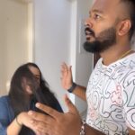 Manimegalai Instagram - Hussain idha Reels kaga pannala 😆 Real ah ipdi than solluvan 😹 @mehussain_7 #reels #comedy #comedyvideos #couplegoals