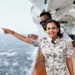 Manimegalai Instagram - Last from Gallery 📷 @mehussain_7 & last Cruise Vlog s Out on #HussainManimegalai Youtube Channel 🙌 Link on BIO & Stories 😎