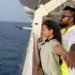 Manimegalai Instagram - Chinna Vayasula Titanic Movie pathadhula irundhu aasai, ship la pogumbothu indha video edukanumnu 😹 Now Mission accomplished at Cordelia Cruise 🕺 @pickyourtrail @Cordeliacruises