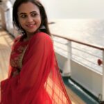 Manimegalai Instagram - Last from Gallery 📷 @mehussain_7 & last Cruise Vlog s Out on #HussainManimegalai Youtube Channel 🙌 Link on BIO & Stories 😎
