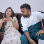 Manimegalai Instagram - Jimikki ponnu is our common song on our Spotify Blend Playlist🎵 What’s yours? @Spotifyindia #BlendPlaylist #Tastematch #Collab